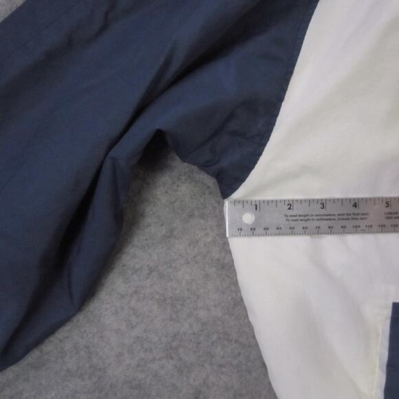 Vintage USA Jacket Mens Large White Blue Pro Player Foot Locker Windbreaker 90s - Picture 5 of 8